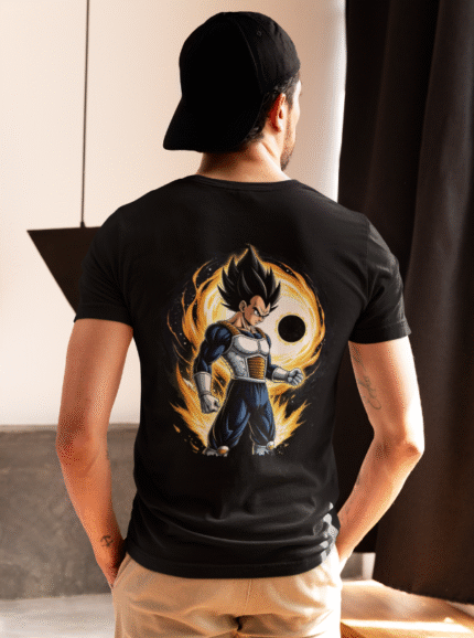 Dragon Ball Z Warrior Printed Pure Cotton Spirit T-shirt