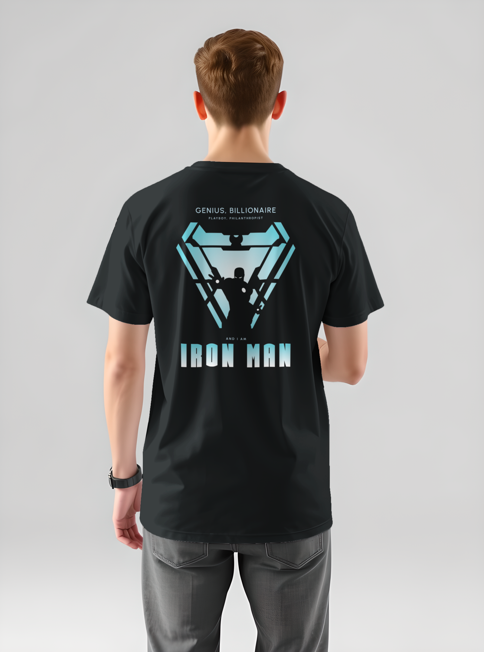 Iron Men Printed Premium Pure Cotton T-shirt