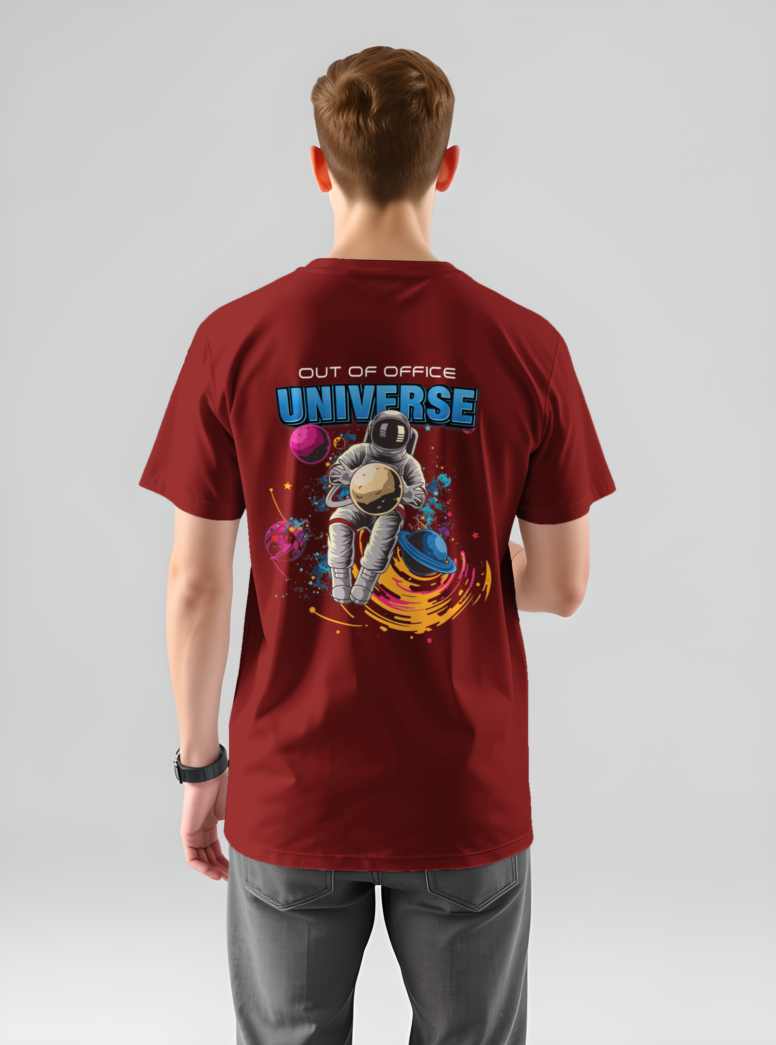 Space Printed Premium Pure Cotton T-shirt